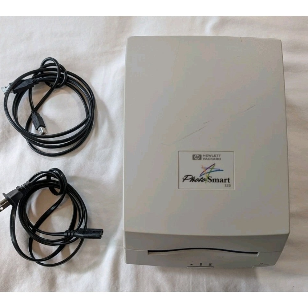 HP PhotoSmart S20 Photo Scanner C5101A Vintage Film Slide Negative‎ - Powers On